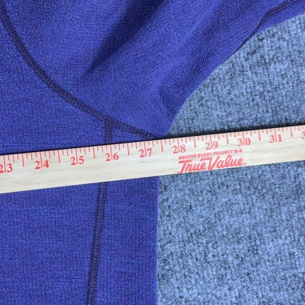 Tommy Bahama Mens 1/4 Zip Pullover Sweater Purple Heathered XL